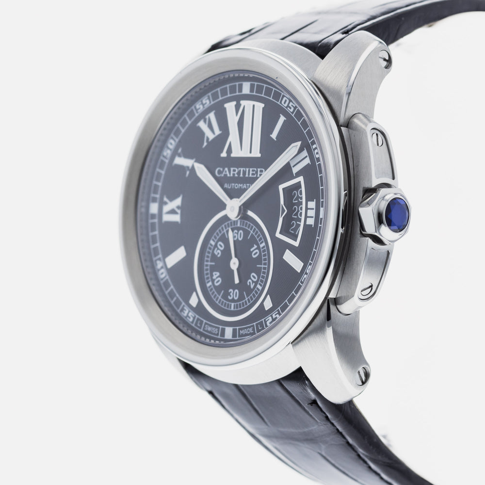 Authentic Used Cartier Calibre de Cartier W7100041 Watch (10-10-CAR-4XKS3D)