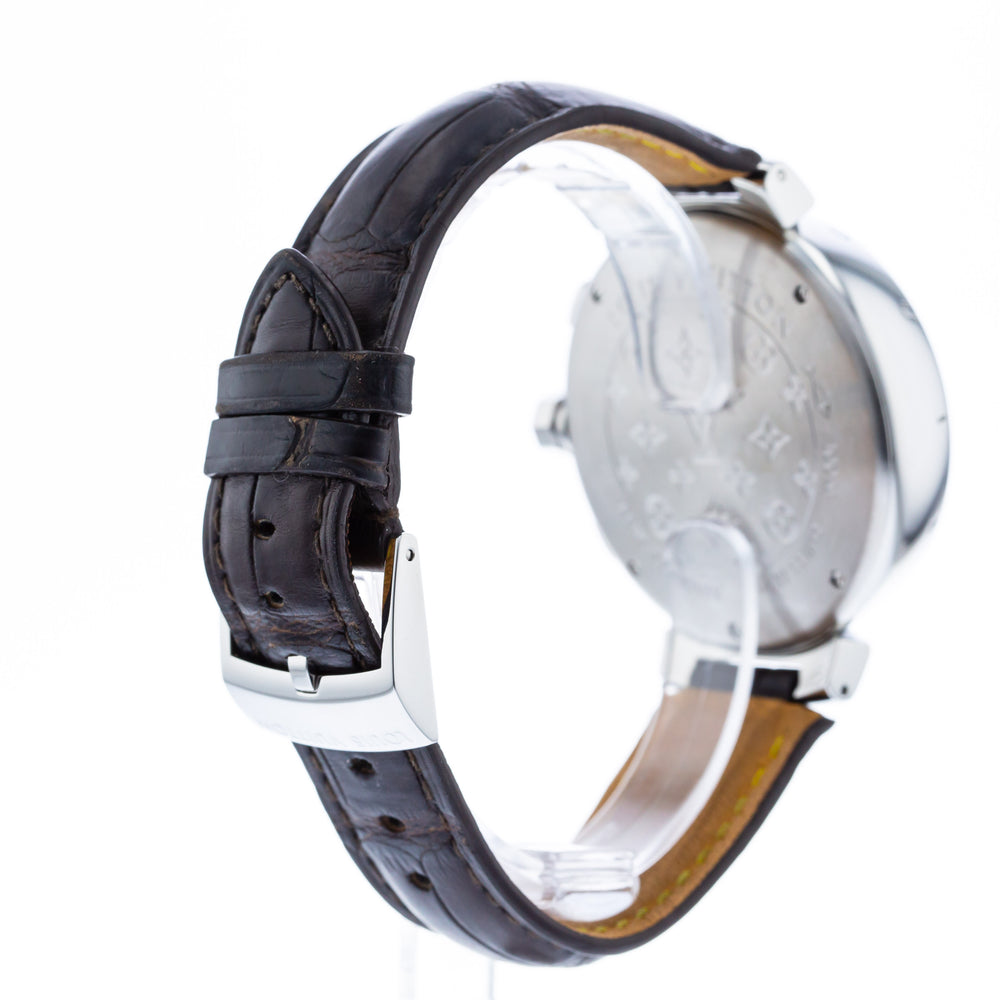 LOUIS VUITTON Tambour Leather Watch Strap