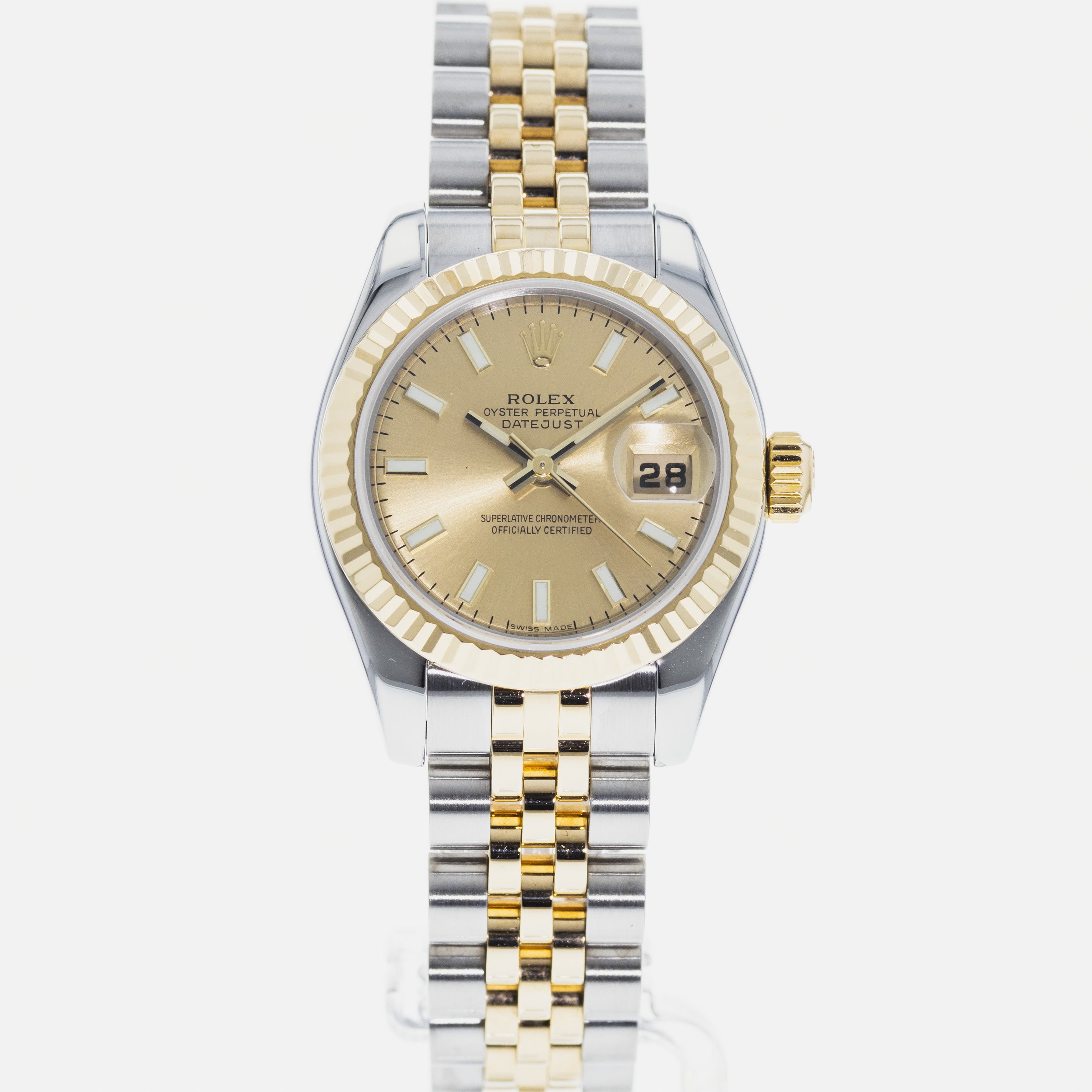 Rolex Lady-Datejust 179173 Wristwatch - Black Dial