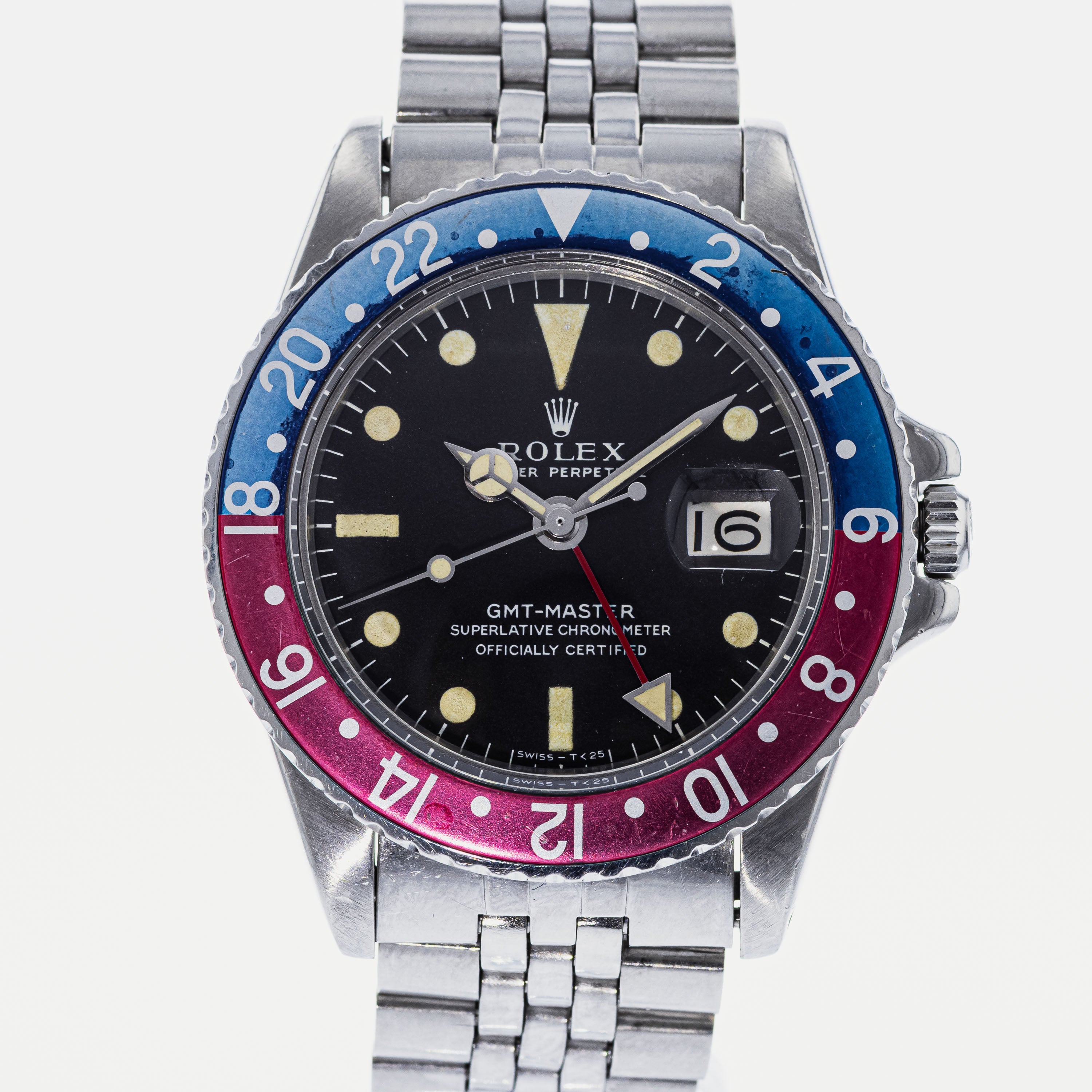 udvande Antagelse Duftende Authentic Used Rolex GMT-Master 1675 Watch (10-10-ROL-1RCSAT)