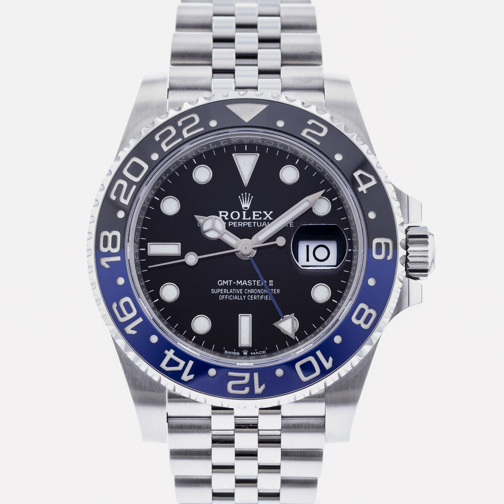 to Diverse montage Authentic Used Rolex GMT-Master II Batman 126710BLNR Watch  (10-10-ROL-TSVXYH)
