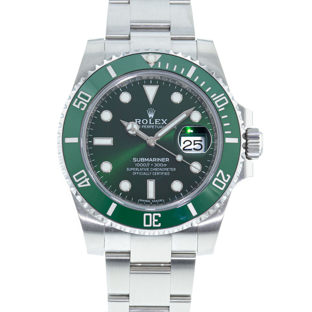 Rolex Submariner Hulk 116610LV Wristwatch - Green Dial