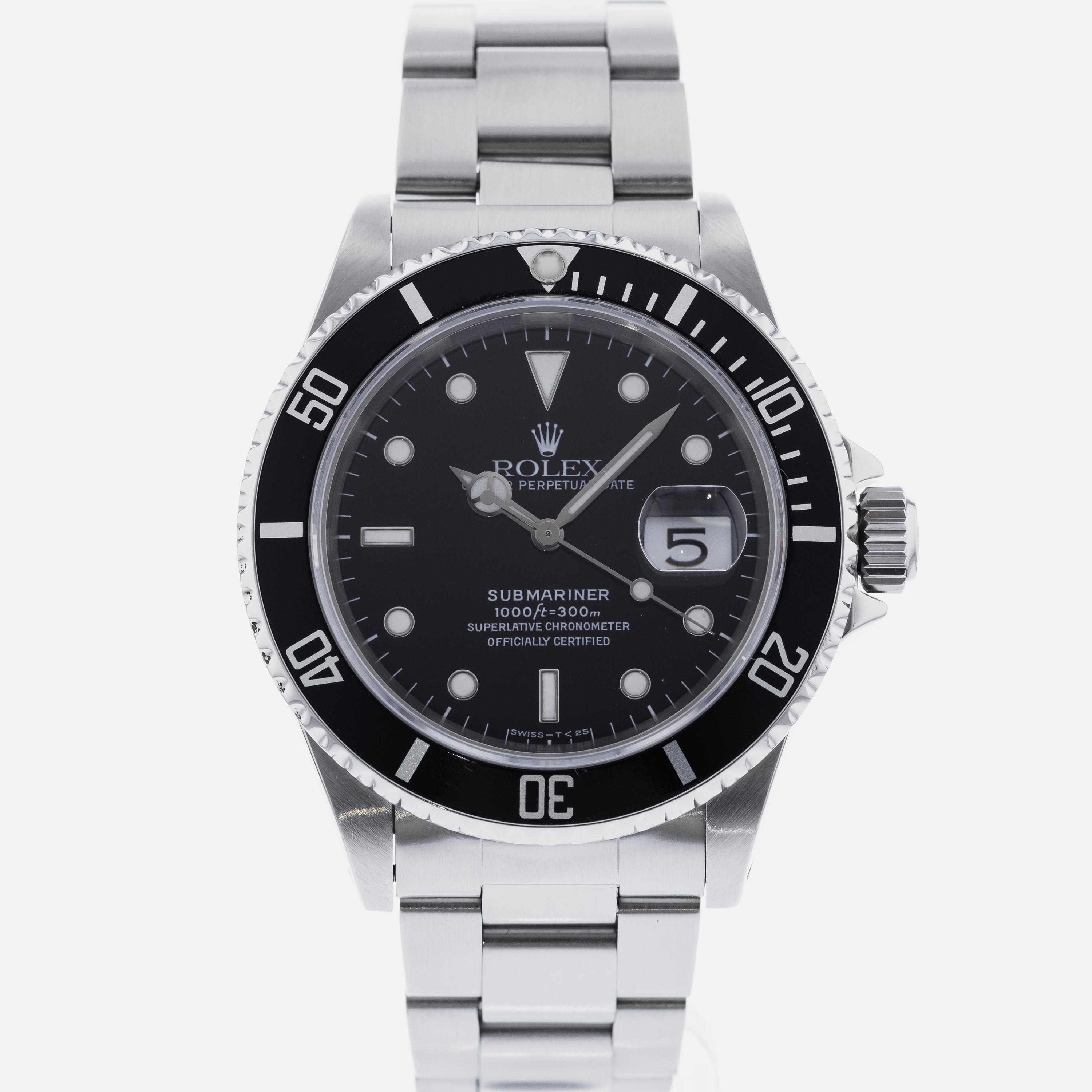 Emotion Installere Kvadrant Authentic Used Rolex Submariner 16610 Watch (10-10-ROL-RKGL3F)