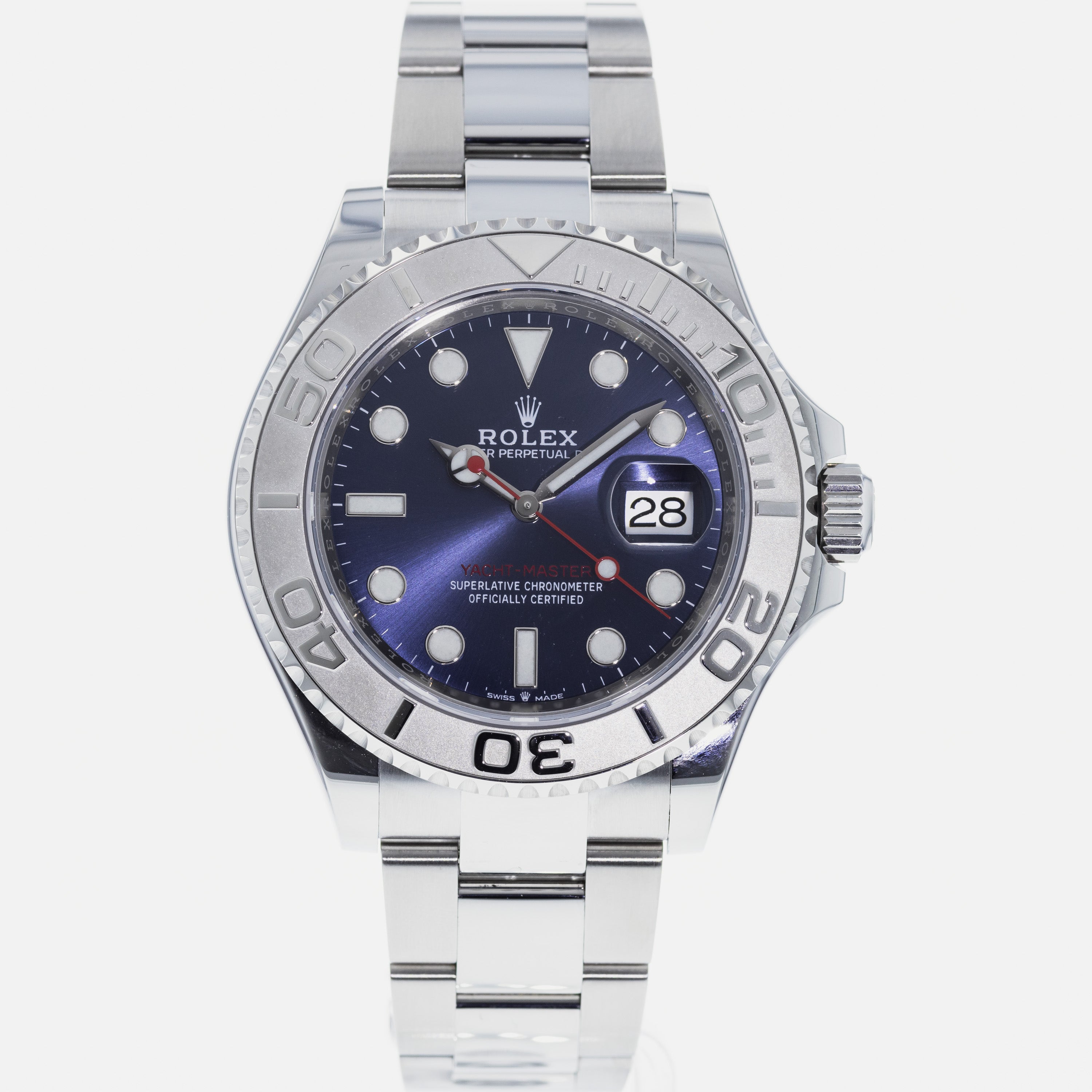 Rolex Yacht Master BLUE Dial Steel Platinum 126622 Rolex Watch