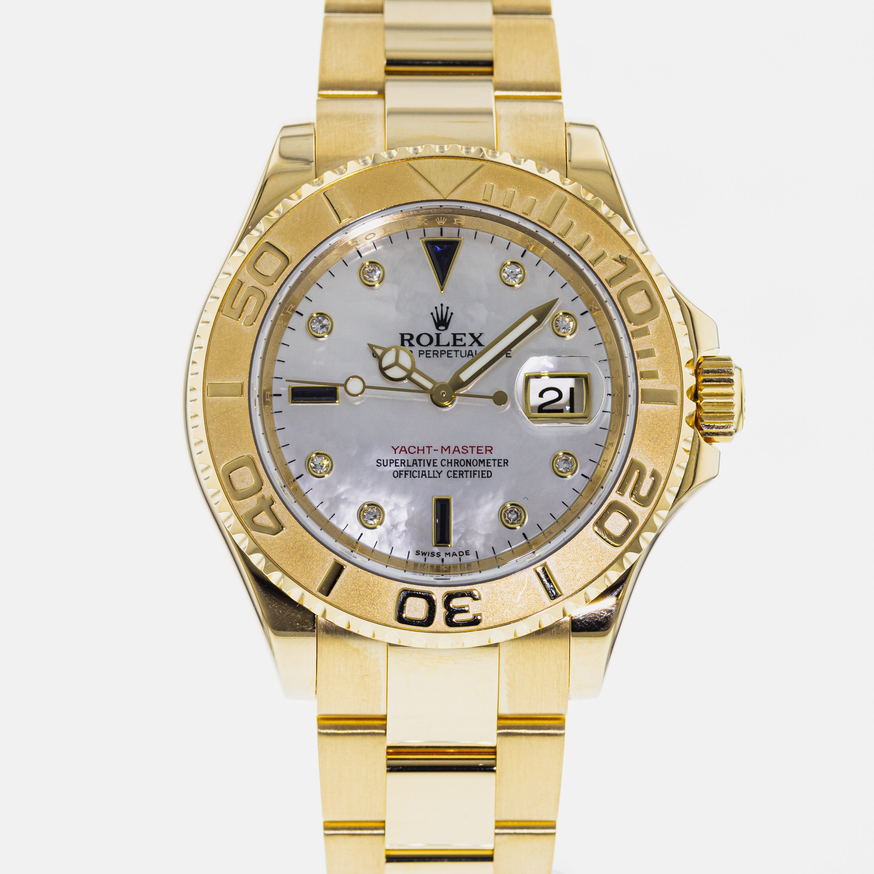 Rolex Yacht - Master 18K Yellow Gold Men's Watch 16628
