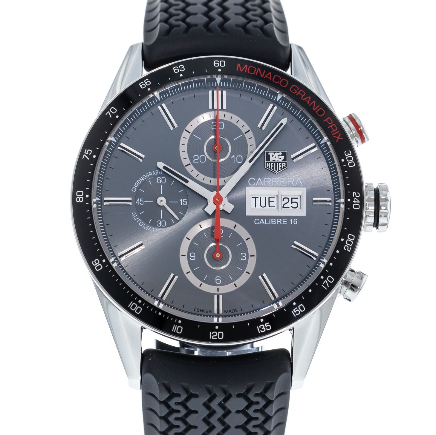 Authentic Used TAG Heuer Carrera Monaco Grand Prix Limited Edition CV2A1M Watch (10-10-TAG-7SR2VX)