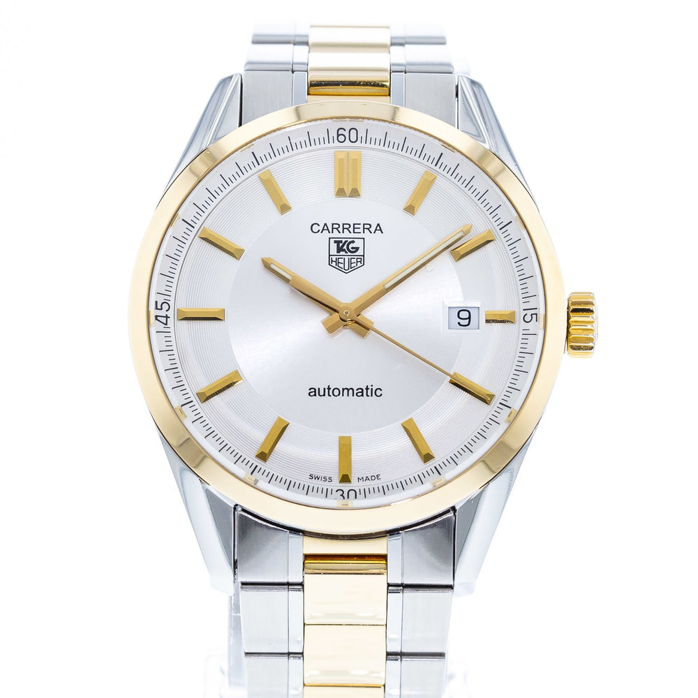 Pre-Owned TAG Heuer Grand Carrera Calibre 6 Yellow Gold and Stainless Steel  Automatic