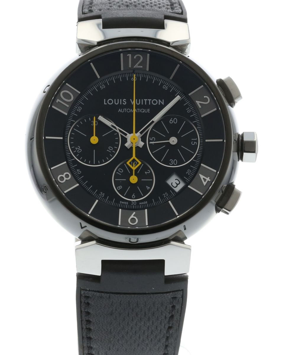 Louis Vuitton Pre-owned Louis Vuitton Tambour Quartz Silver Dial Ladies  Watch Q121K - Pre-Owned Watches - Jomashop