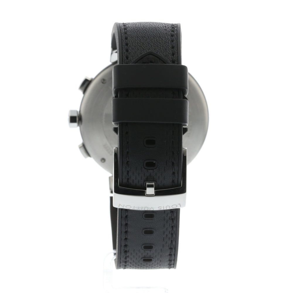 Louis Vuitton Tambour Black Chronograph Q112J 4
