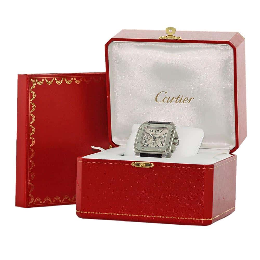 Cartier Santos 100 XL Chronograph W20090X8 3