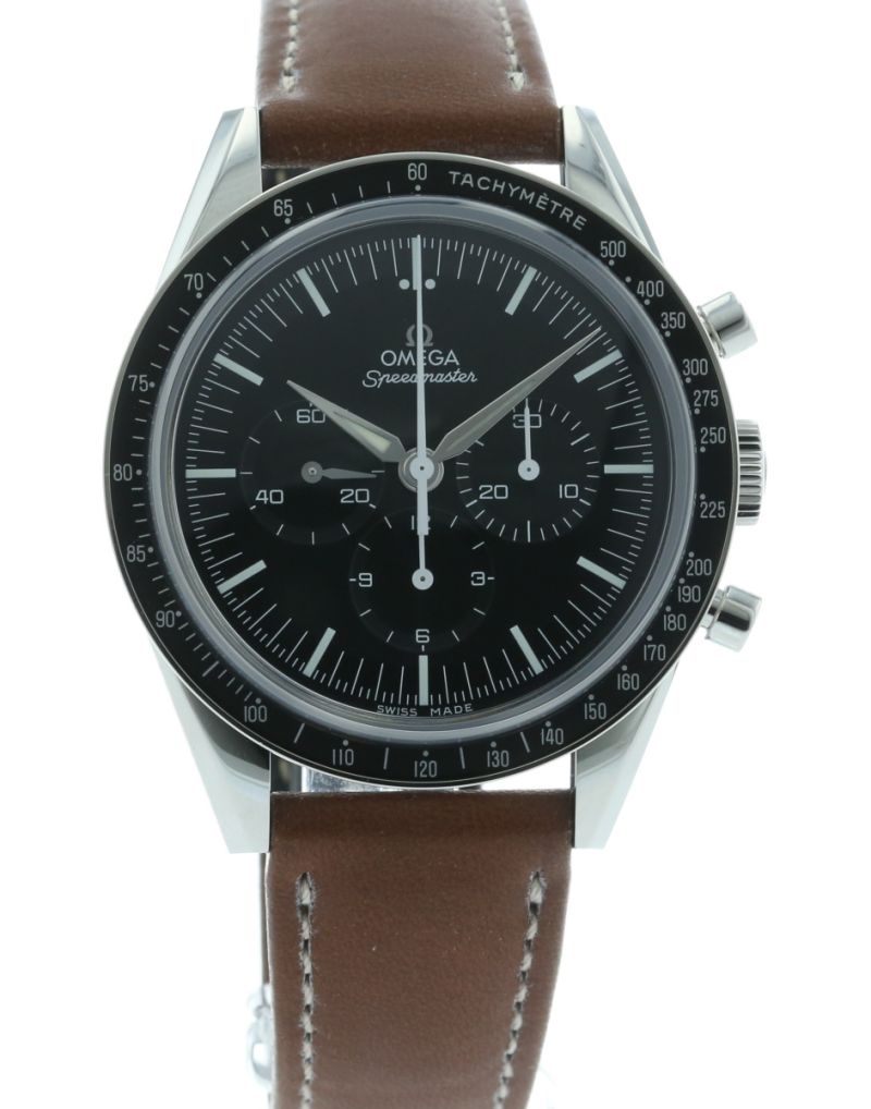 OMEGA 50th Anniversary Moonwatch on Leather Strap 311.32.40.30.01.001 1