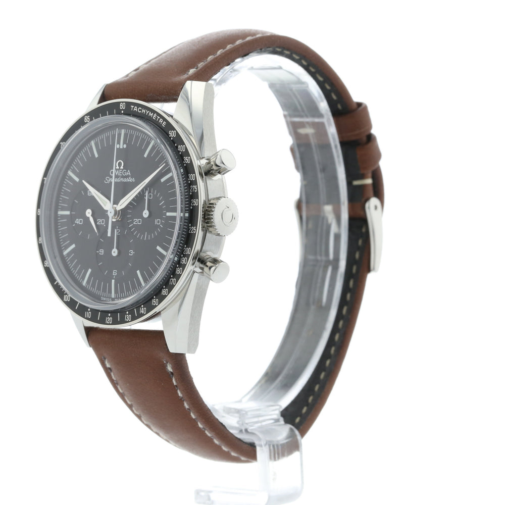 OMEGA 50th Anniversary Moonwatch on Leather Strap 311.32.40.30.01.001 2