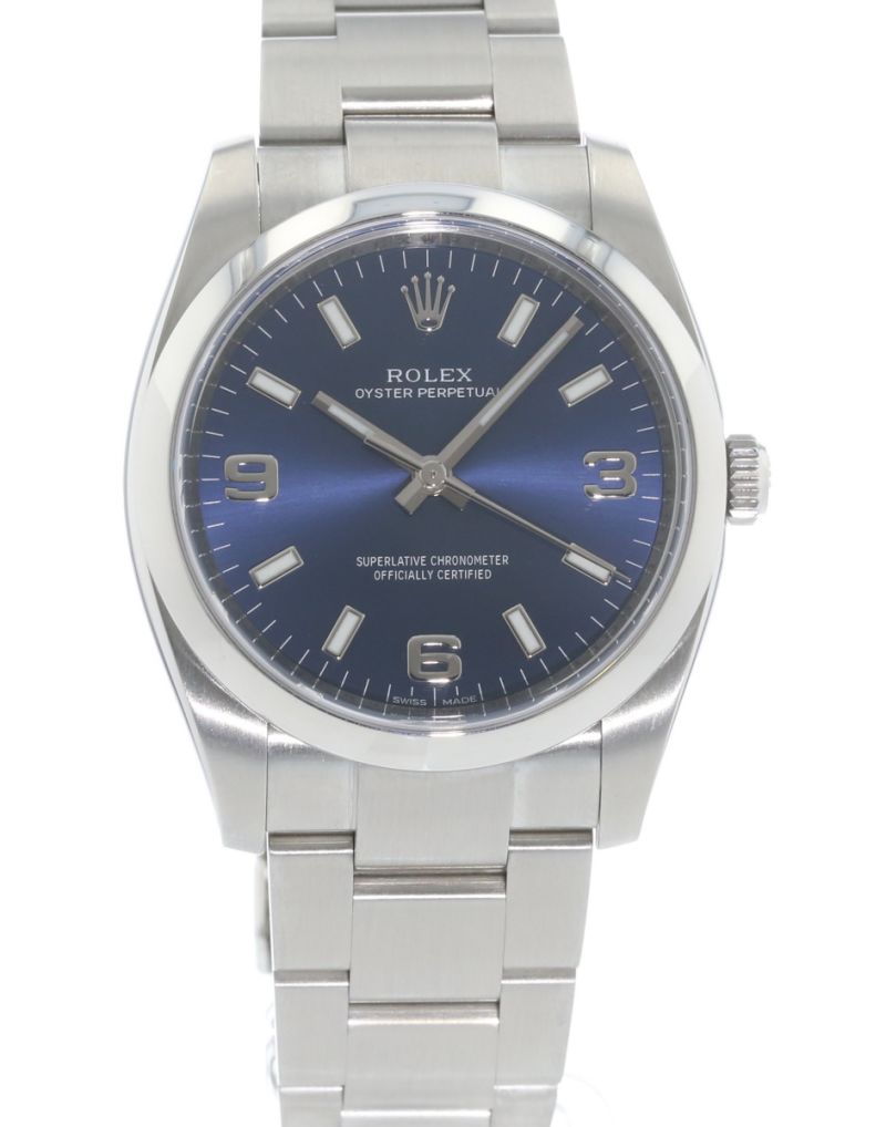 Rolex Oyster Perpetual Blue Dial 114200 1