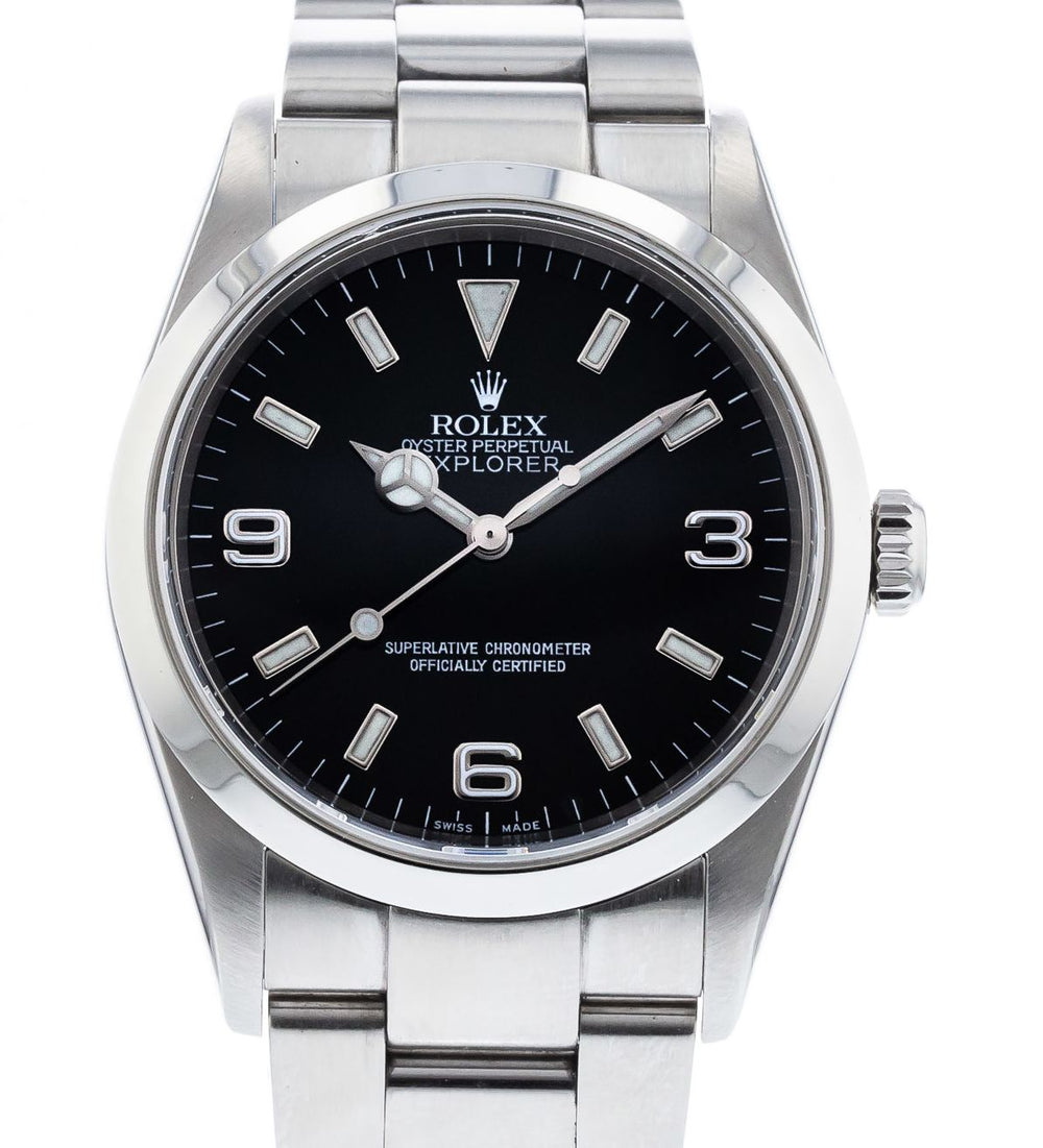 morfin Sanselig Avenue Authentic Used Rolex Explorer 114270 Watch (10-10-ROL-P6L0RC)