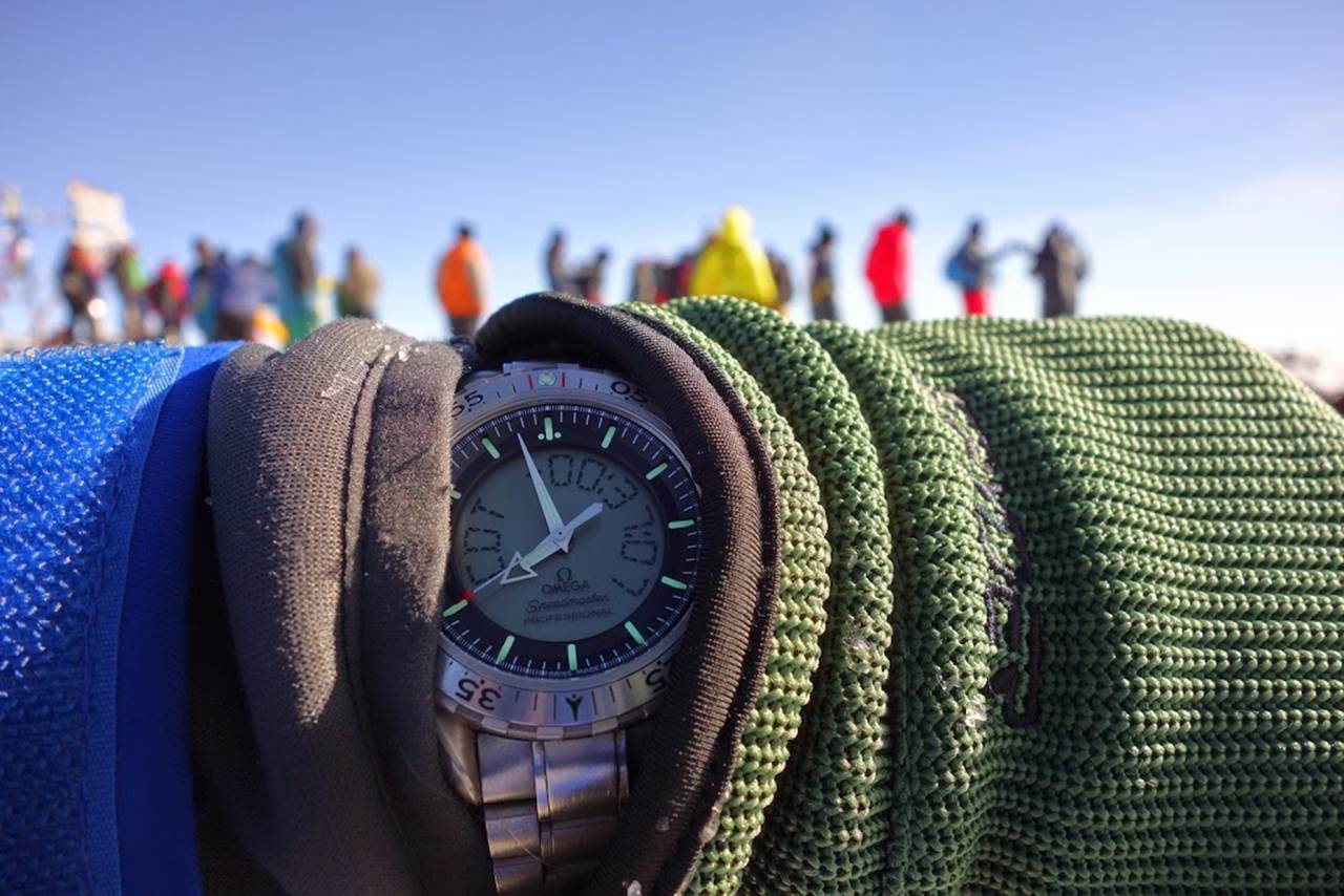OMEGA Speedmaster X-33 on Kilimanjaro