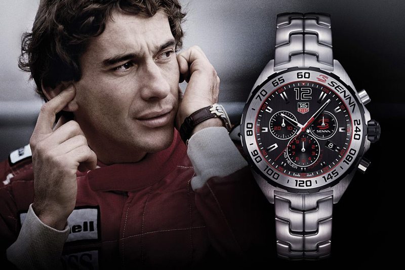 Ayrton Senna and TAG Heuer