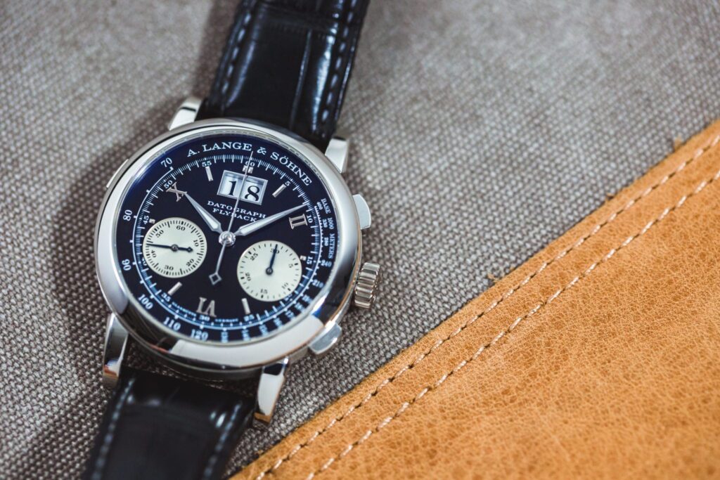 A. Lange & Sohne Datograph Flyback with lance watch hands 