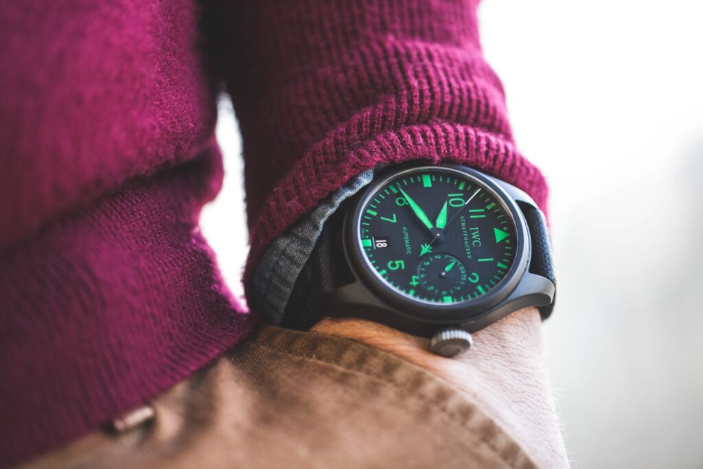 IWC Top Gun - green and black