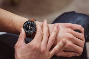 Starting a chronograph 