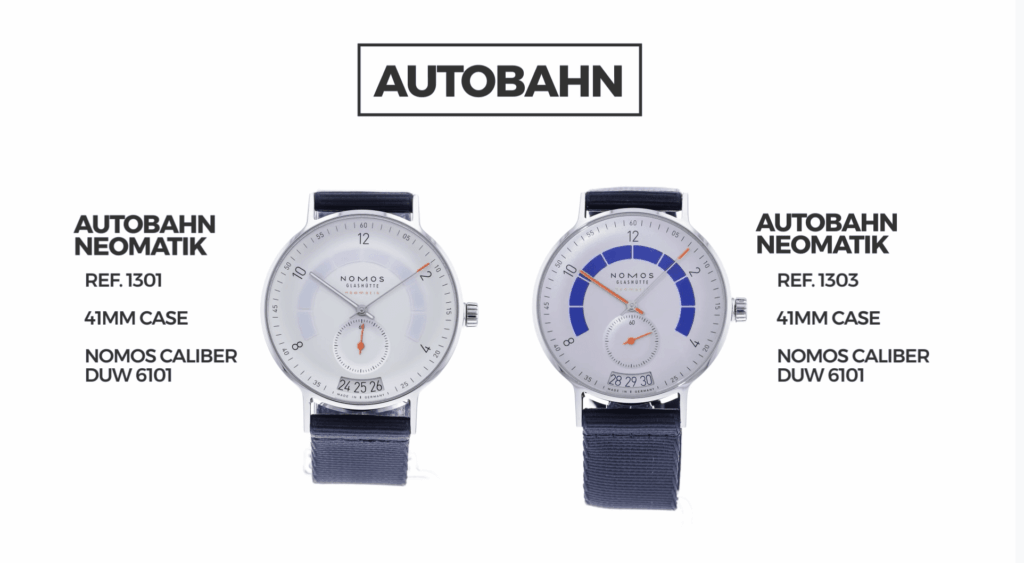 Nomos Autobahn pair 