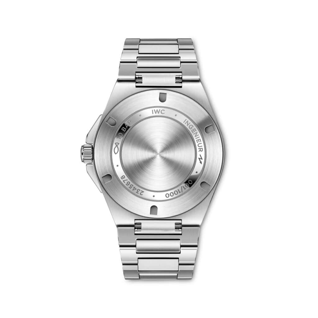 THE BACK OF A LIMITED EDITION INGENIEUR AUTOMATIC 40