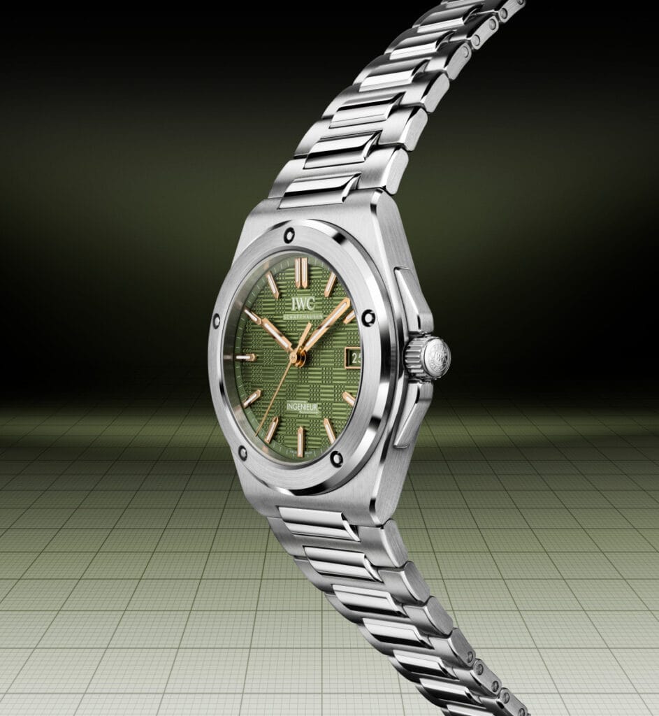 A LIMITED EDITION INGENIEUR AUTOMATIC 40 WITH A GREEN DIAL 
