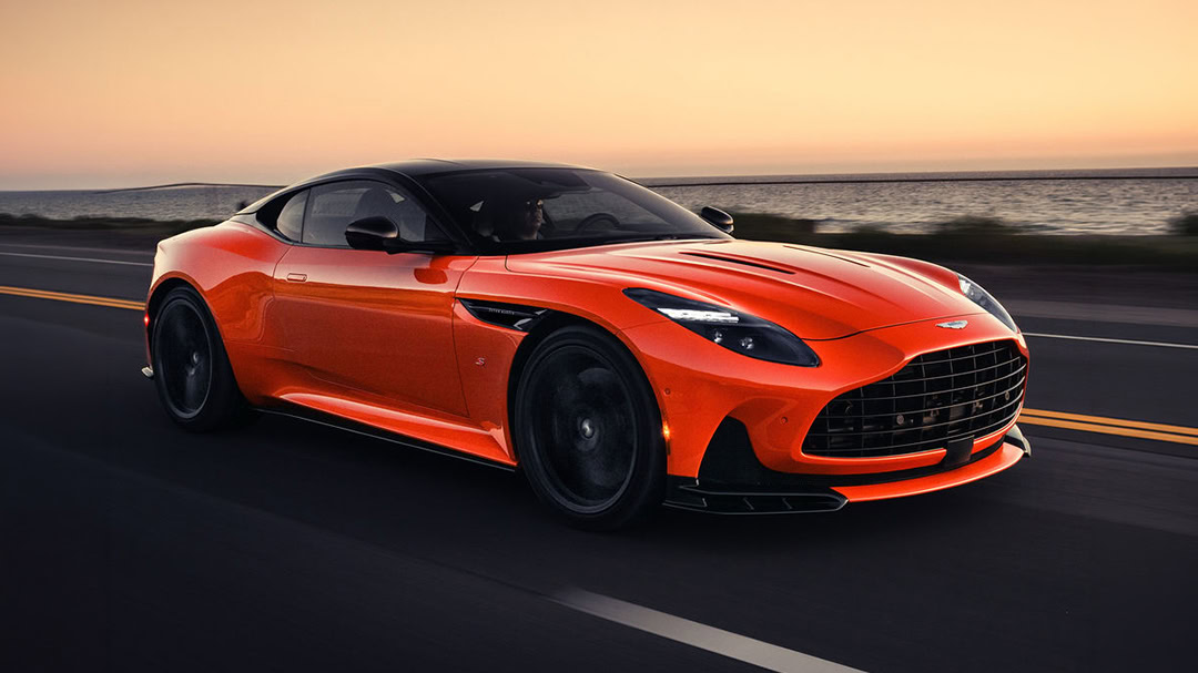 Driving Aston Martin’s DB12 S with a Breitling Navitimer on the Wrist